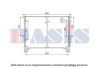 AKS DASIS 6840008C01 Condenser, air conditioning